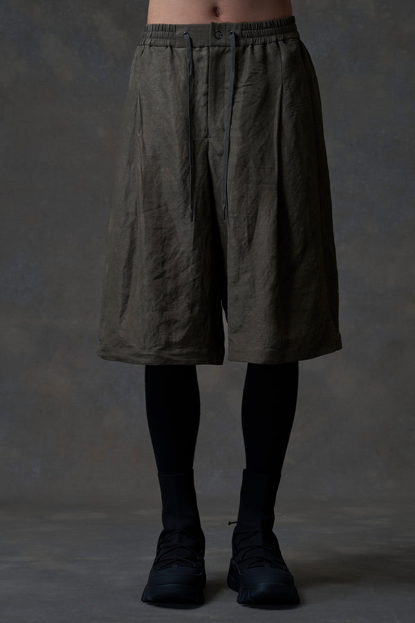 DEVOA 25 SpringSummer Uneven Dye Shorts DVA-PTK-JADH-BEIGE GRAY